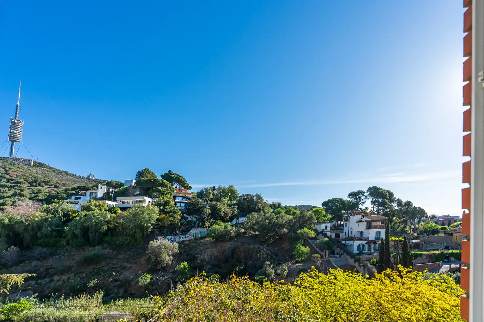 Exterior view of Detached homes for rent in Barcelona  with Air Conditioner, Heating and Terrace