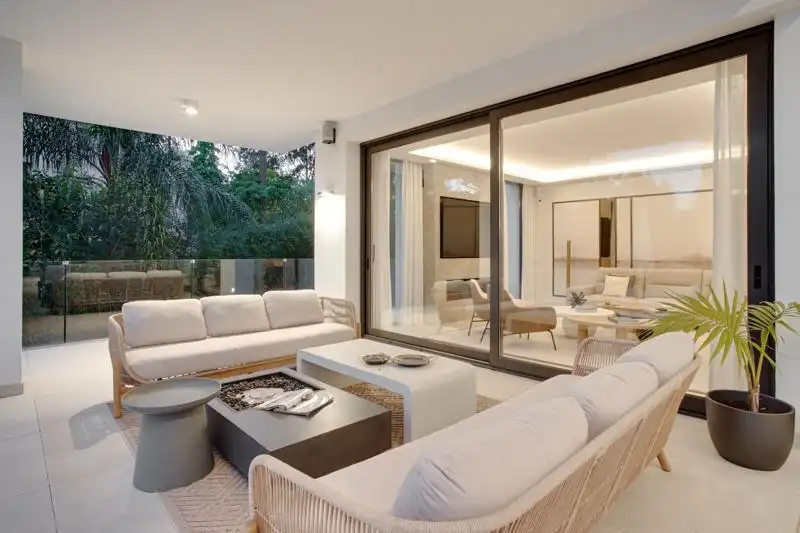 Living room of Houses for sale in Marbella  with Air Conditioner, Heating and Private garden