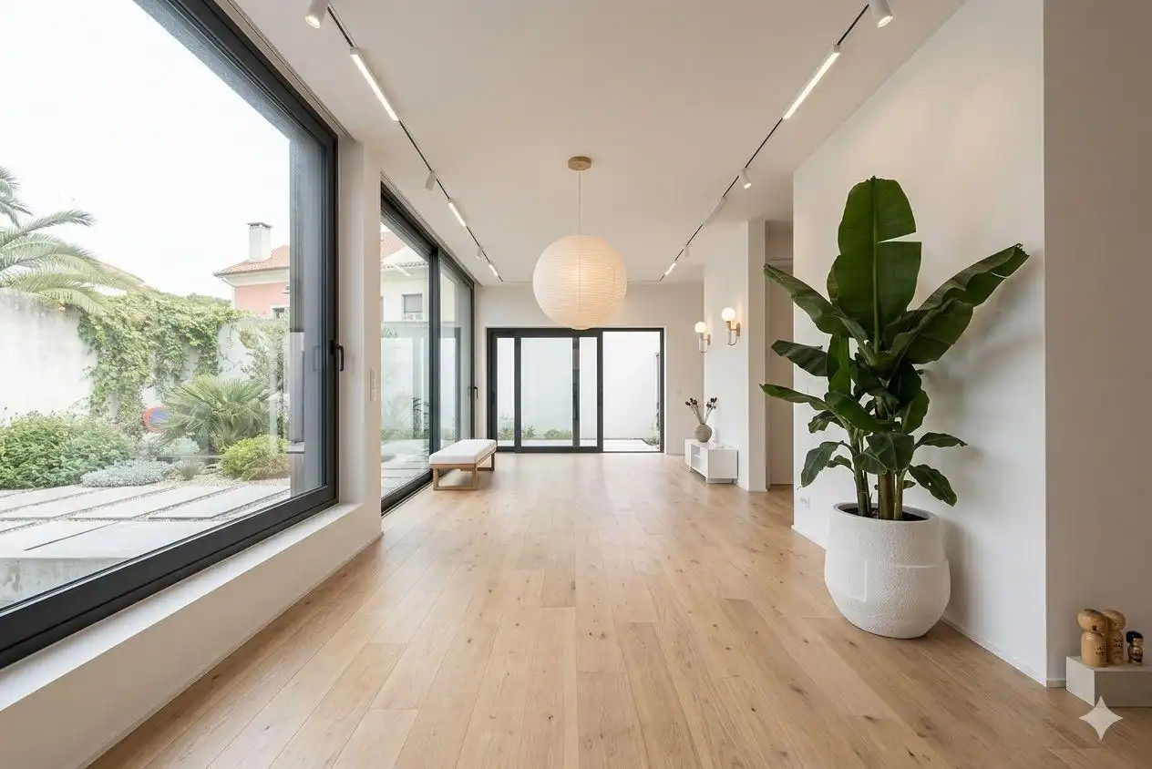 Sala d'estar de Casa o xalet en venda en A Coruña Capital  amb Calefacció, Jardí privat i Terrassa