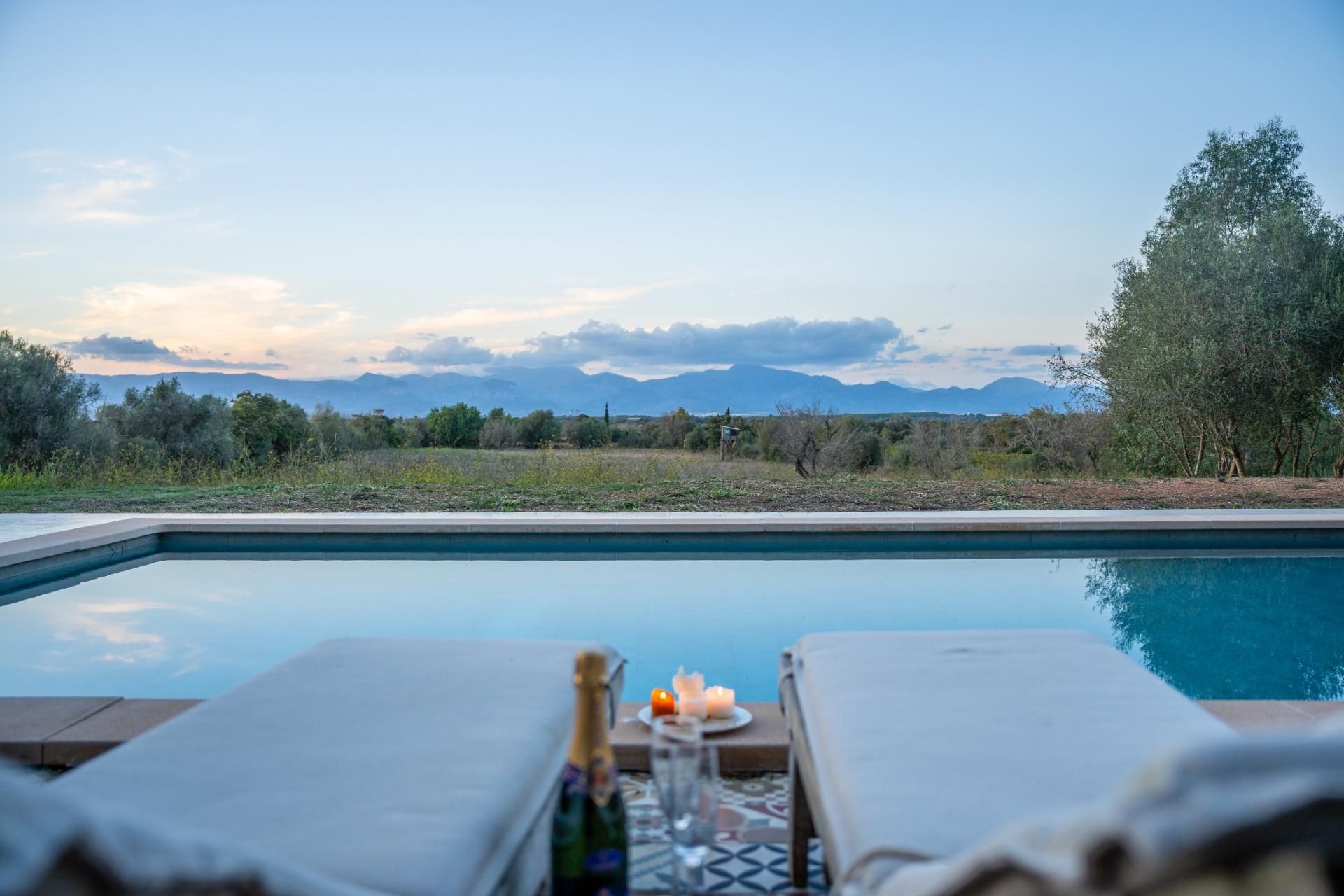 Piscina de Finca rústica en venta en Algaida con Calefacción, Jardín privado y Parquet