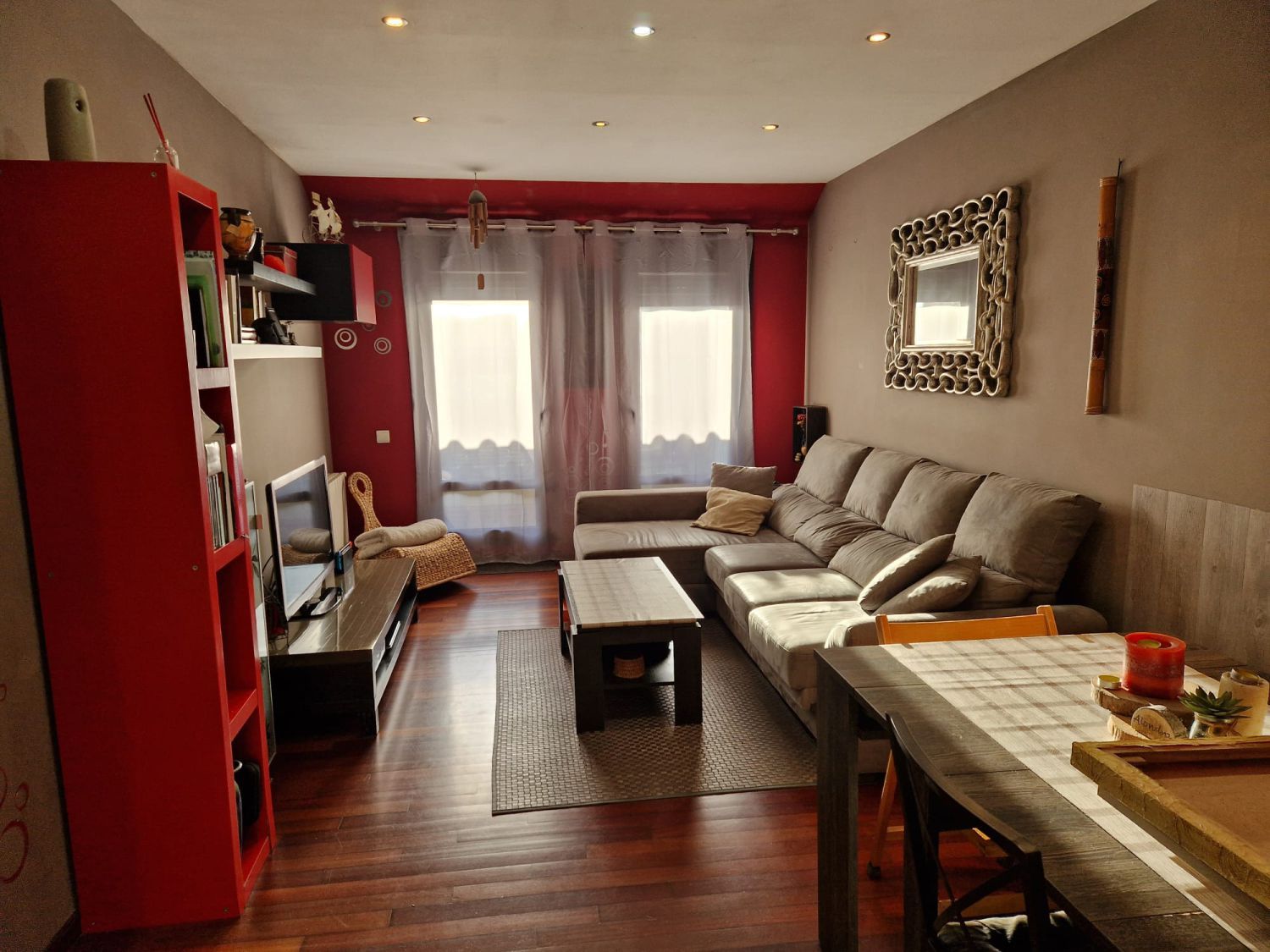 Living room of Flat for sale in Reocín  with Heating, Terrace and Storage room