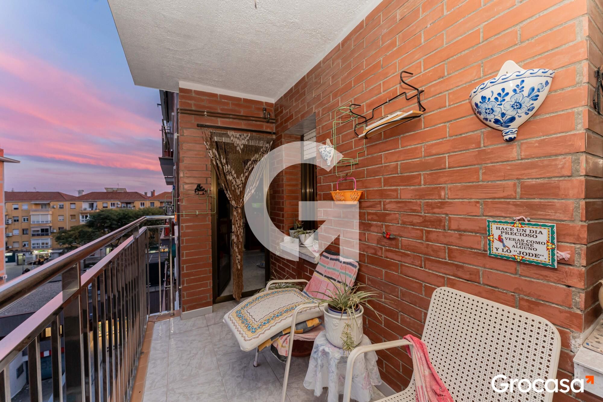 Balcony of Flat for sale in Cornellà de Llobregat  with Heating, Oven and Balcony