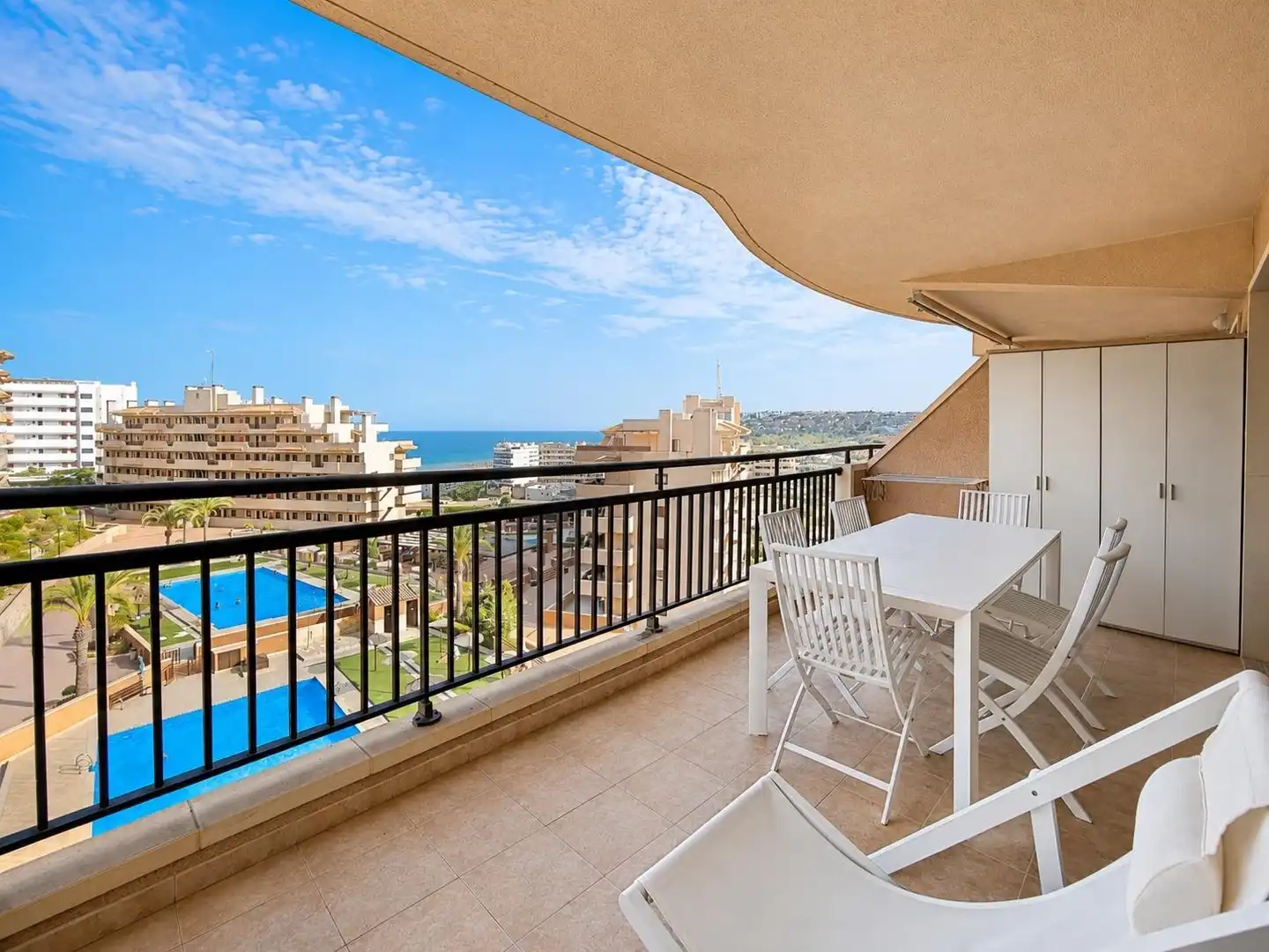 Terrasse von Wohnung zum Verkauf in Elche / Elx mit Klimaanlage, Terrasse und Balkon