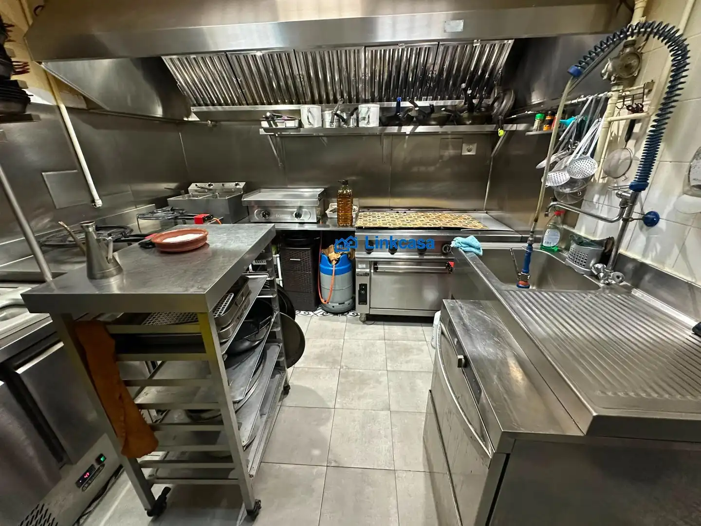 Cocina de Local en traspaso en Madrid con Aire acondicionado y Amueblado