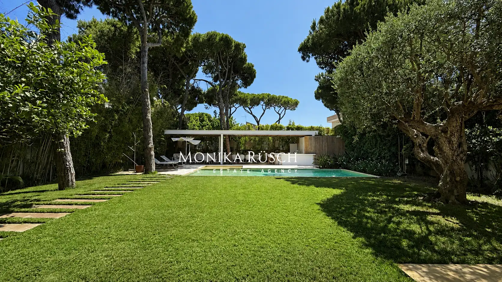 Garden of Houses for rent in Castelldefels  with Air Conditioner, Heating and Private garden