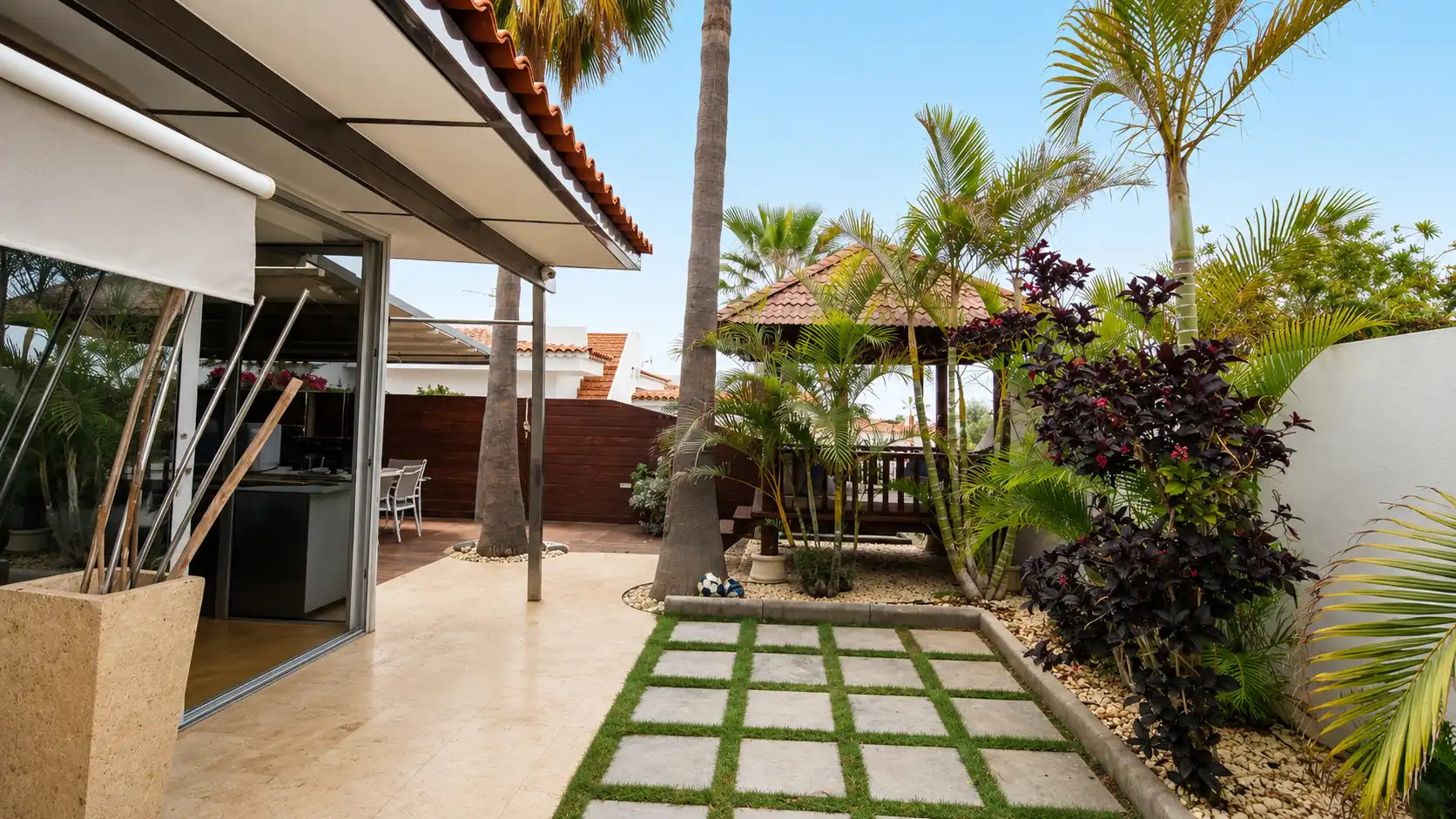 Terraza de Casa o chalet en venta en Arona con Jardín privado, Terraza y Amueblado