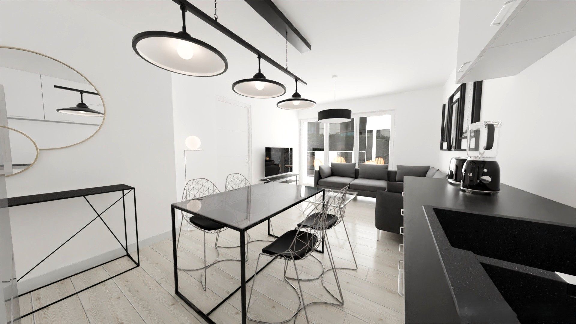 Dining room of Flat for sale in  Madrid Capital  with Air Conditioner, Heating and Private garden