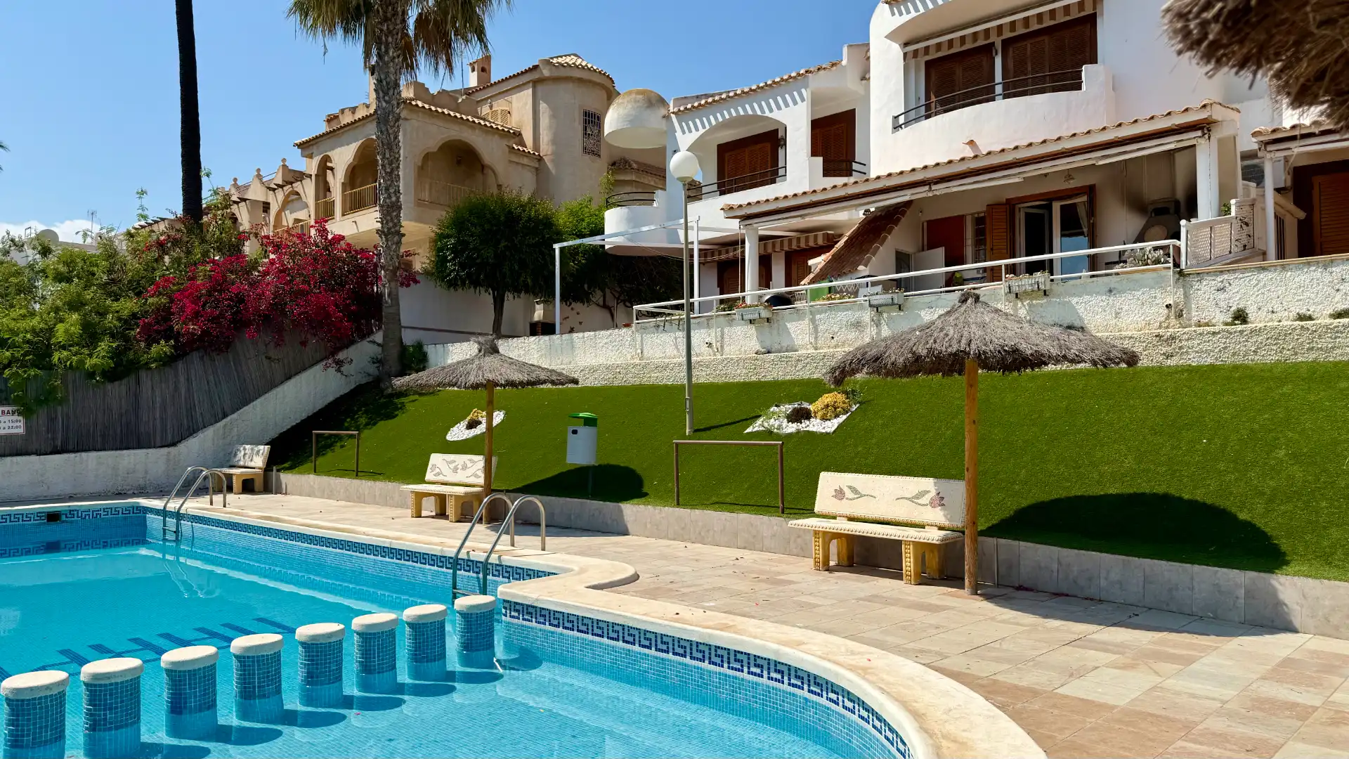 Schwimmbecken von Wohnung zum Verkauf in Mazarrón mit Abstellraum, Möbliert und Balkon