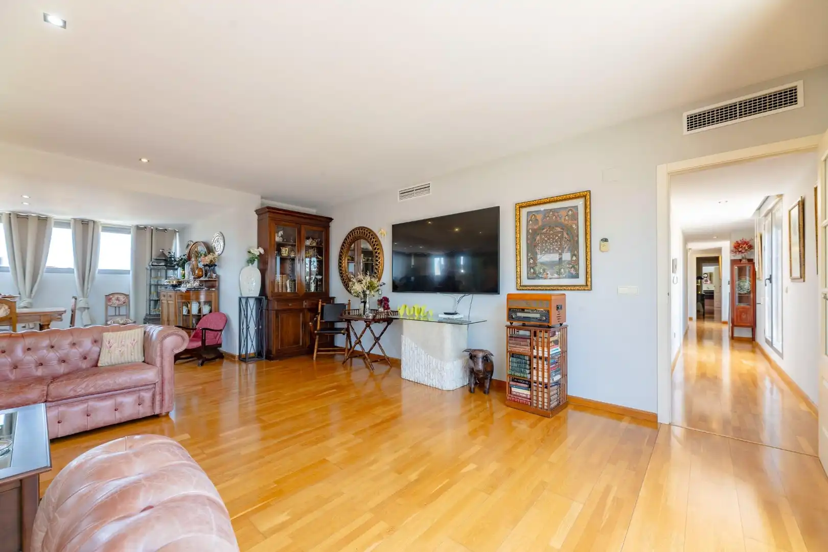 Sala d'estar de Àtic en venda en Valencia amb Aire condicionat, Calefacció i Parquet