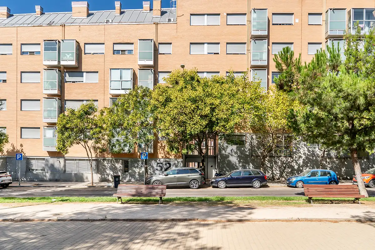 Exterior view of Flat for sale in Madrid  with Community pool