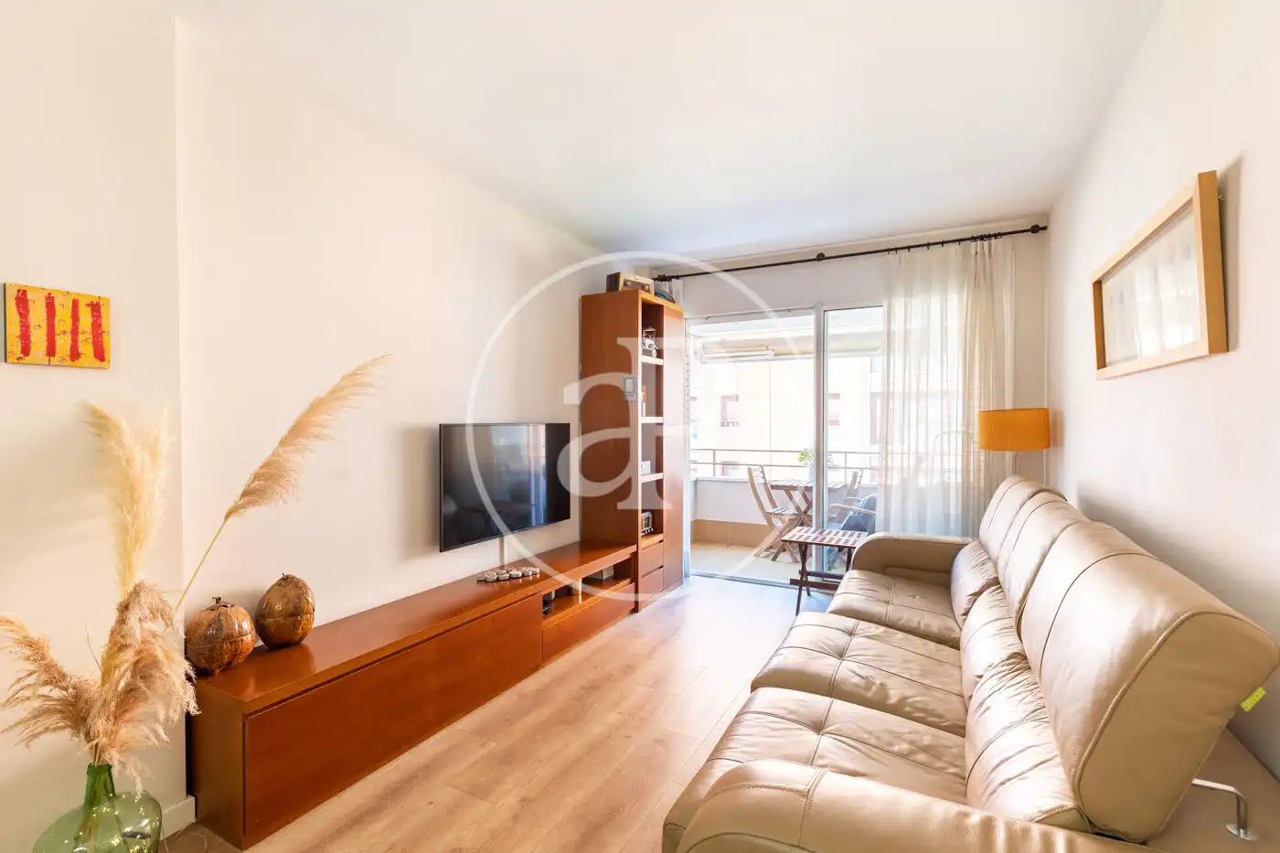 Sala de estar de Piso en venta en Barcelona con Aire acondicionado, Calefacción y Terraza