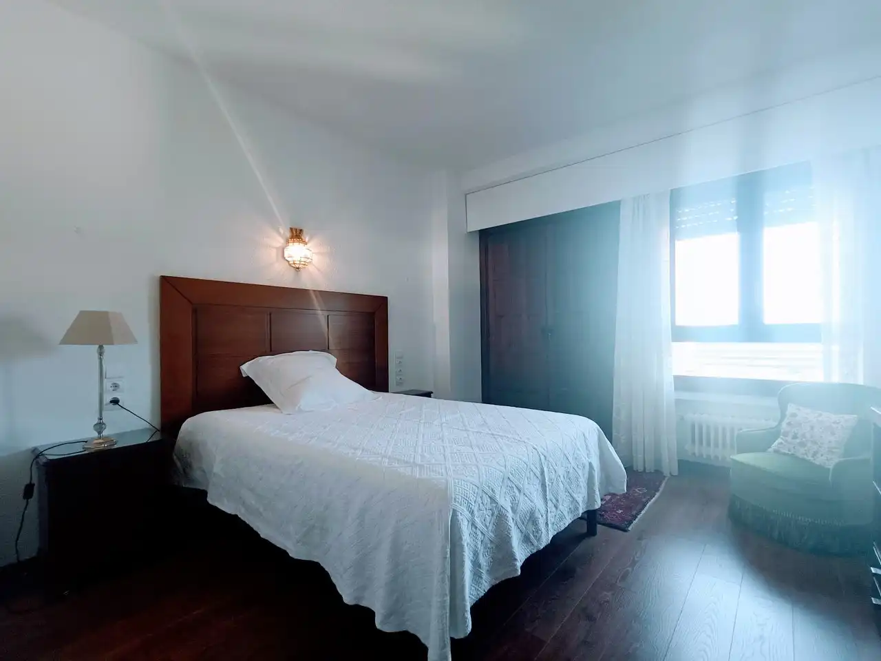 Bedroom of Flat for rent in El Escorial  with Heating, Terrace and Furnished