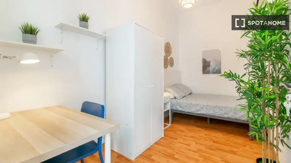 Habitación de Piso para compartir en Barcelona con Aire acondicionado, Calefacción y Amueblado