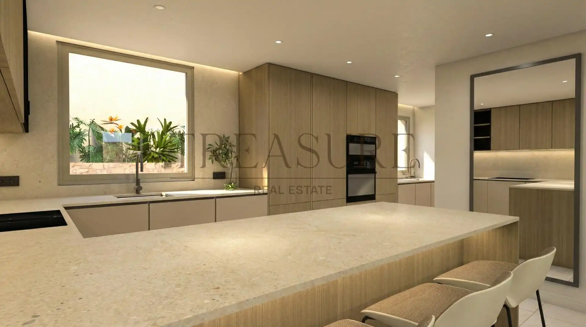 Cocina de Casa adosada en venta en Murcia con Calefacción, Jardín privado y Terraza