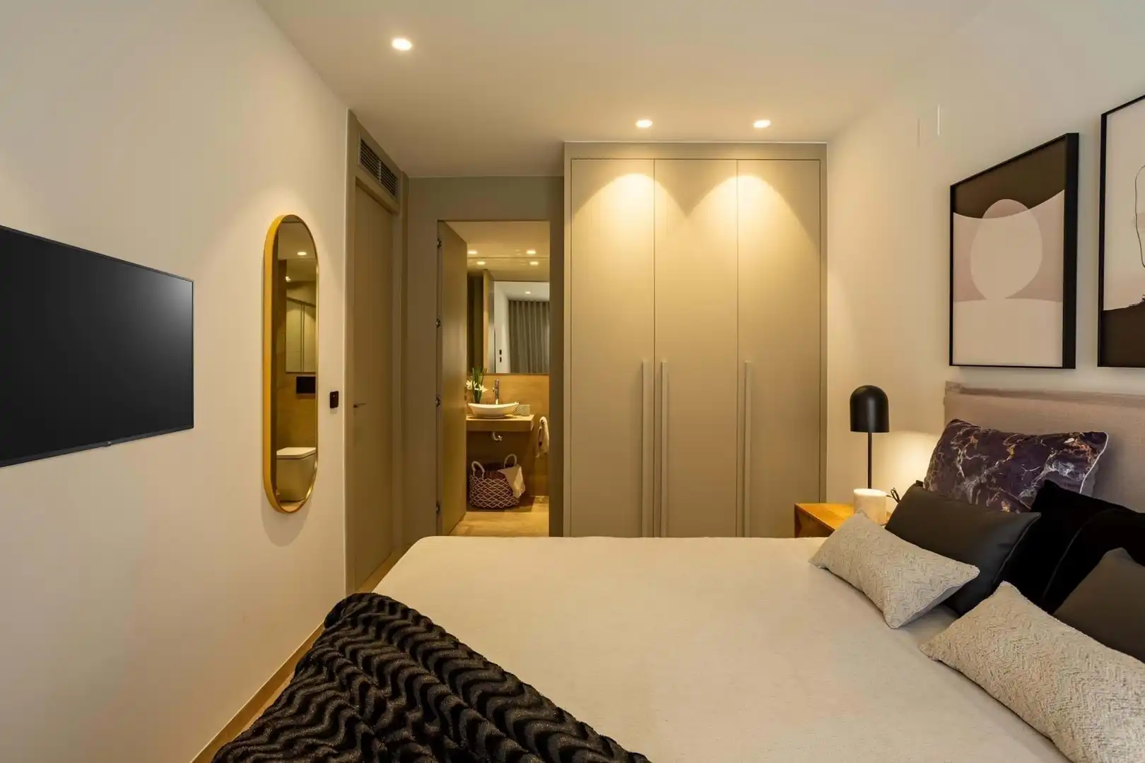 Schlafzimmer von Wohnung zum Verkauf in Algorfa mit Klimaanlage, Heizung und Terrasse