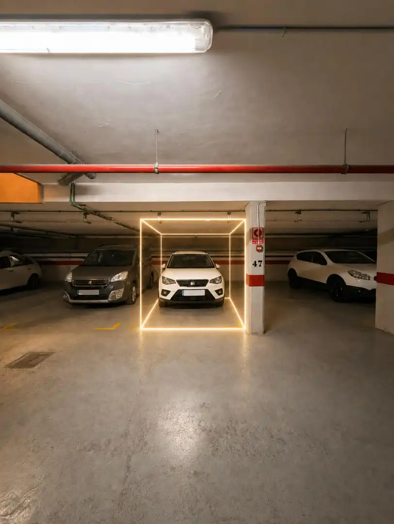 Parking of Flat for sale in Arona  with Furnished, Balcony and Community pool