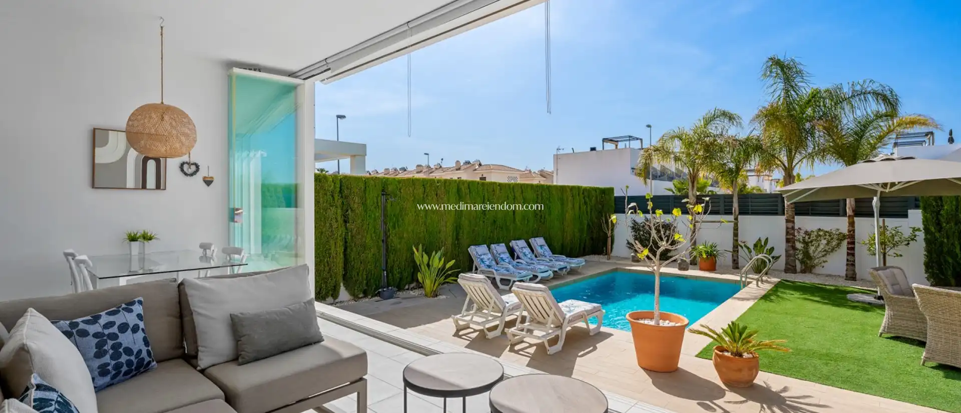 Terraza de Casa o chalet en venta en Rojales con Aire acondicionado, Calefacción y Jardín privado