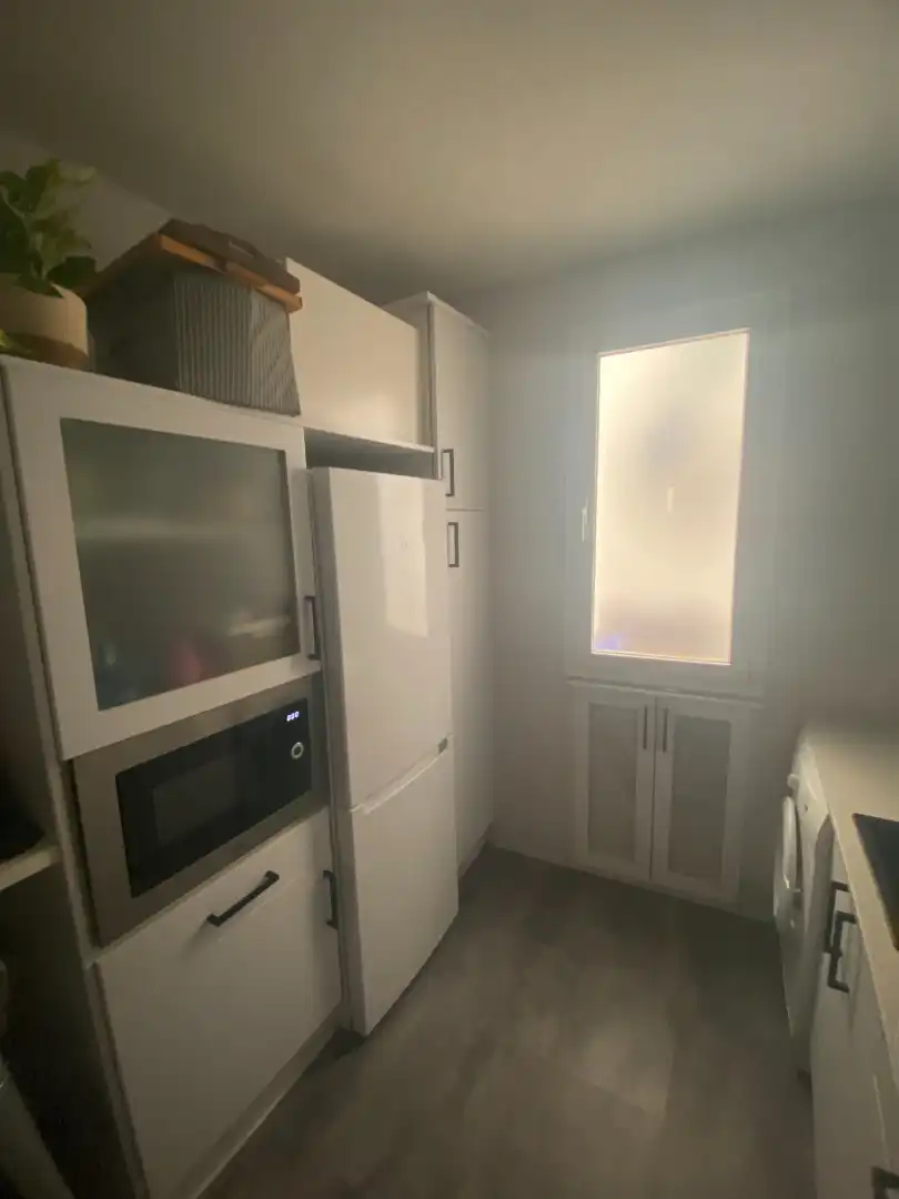 Kitchen of Flat for rent in Madrid  with Air Conditioner and Furnished