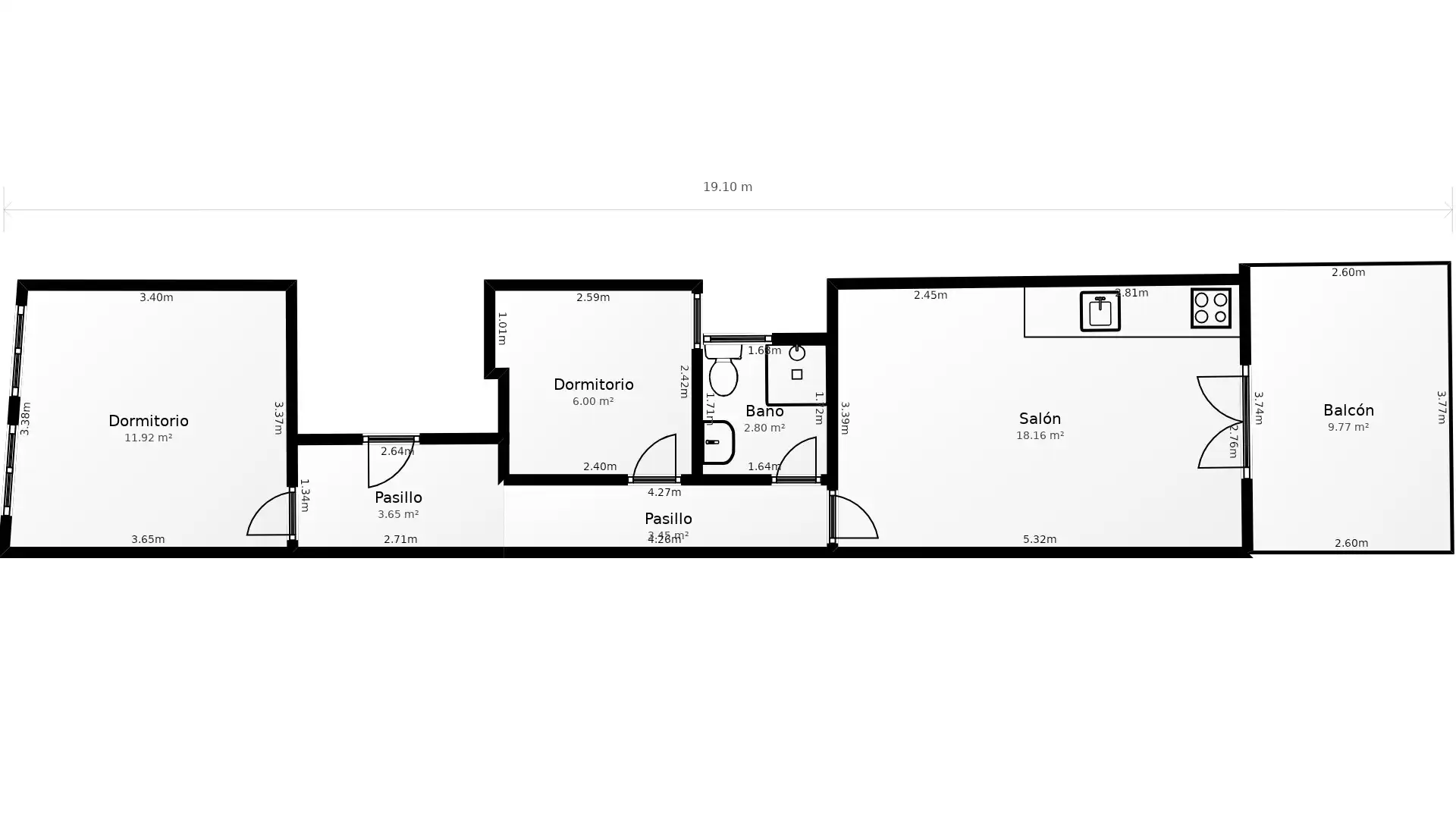 Flat for sale in RAVAL DE LLEIDA, Les Borges Blanques