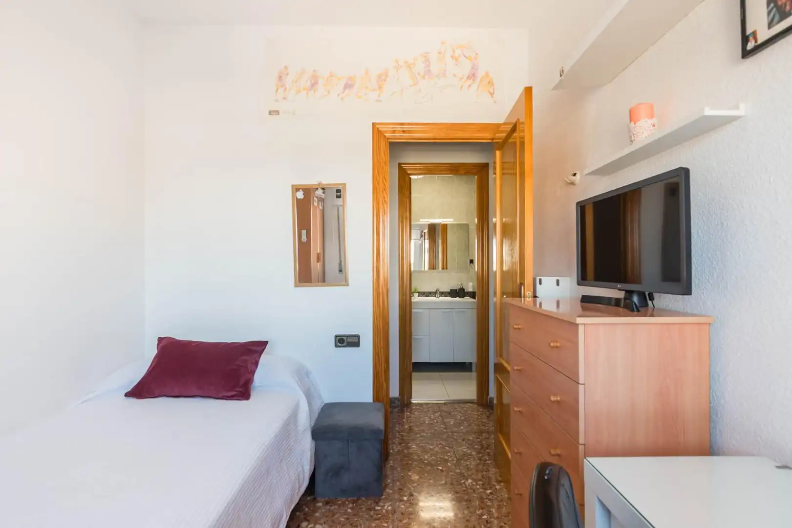 Bedroom of Flat for sale in Murcia  with Air Conditioner, Heating and Terrace