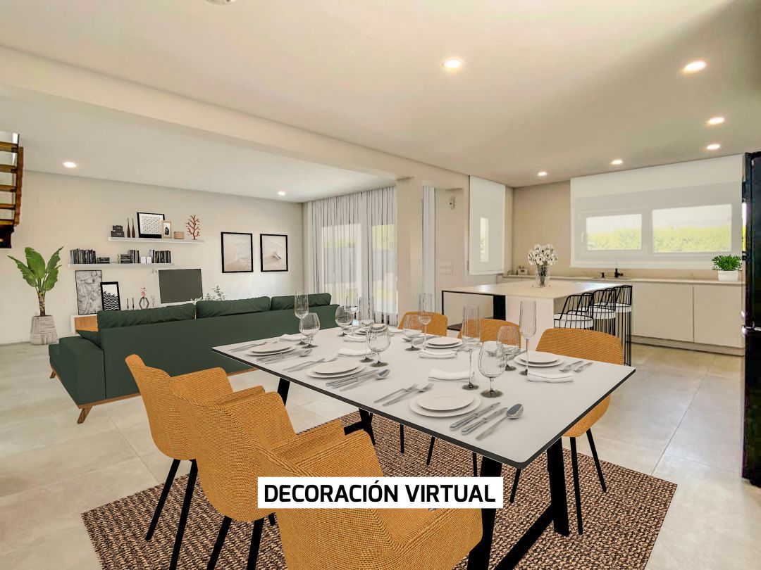 Menjador de Casa o xalet en venda en Vitoria - Gasteiz amb Calefacció, Jardí privat i Terrassa