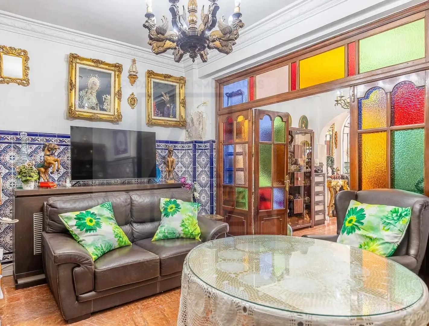 Sala de estar de Casa o chalet en venta en Camas con Aire acondicionado, Terraza y Trastero