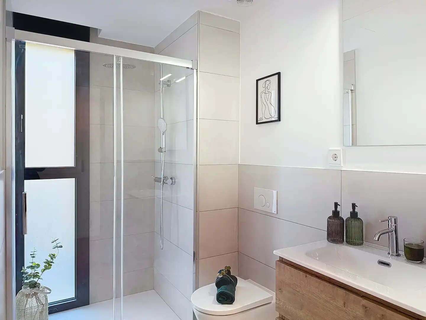 Baño de Casa o chalet en venta en Sant Pere de Ribes con Aire acondicionado, Calefacción y Terraza