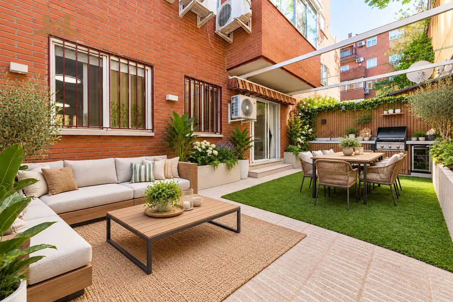 Terrasse von Wohnung zum Verkauf in Ensanche