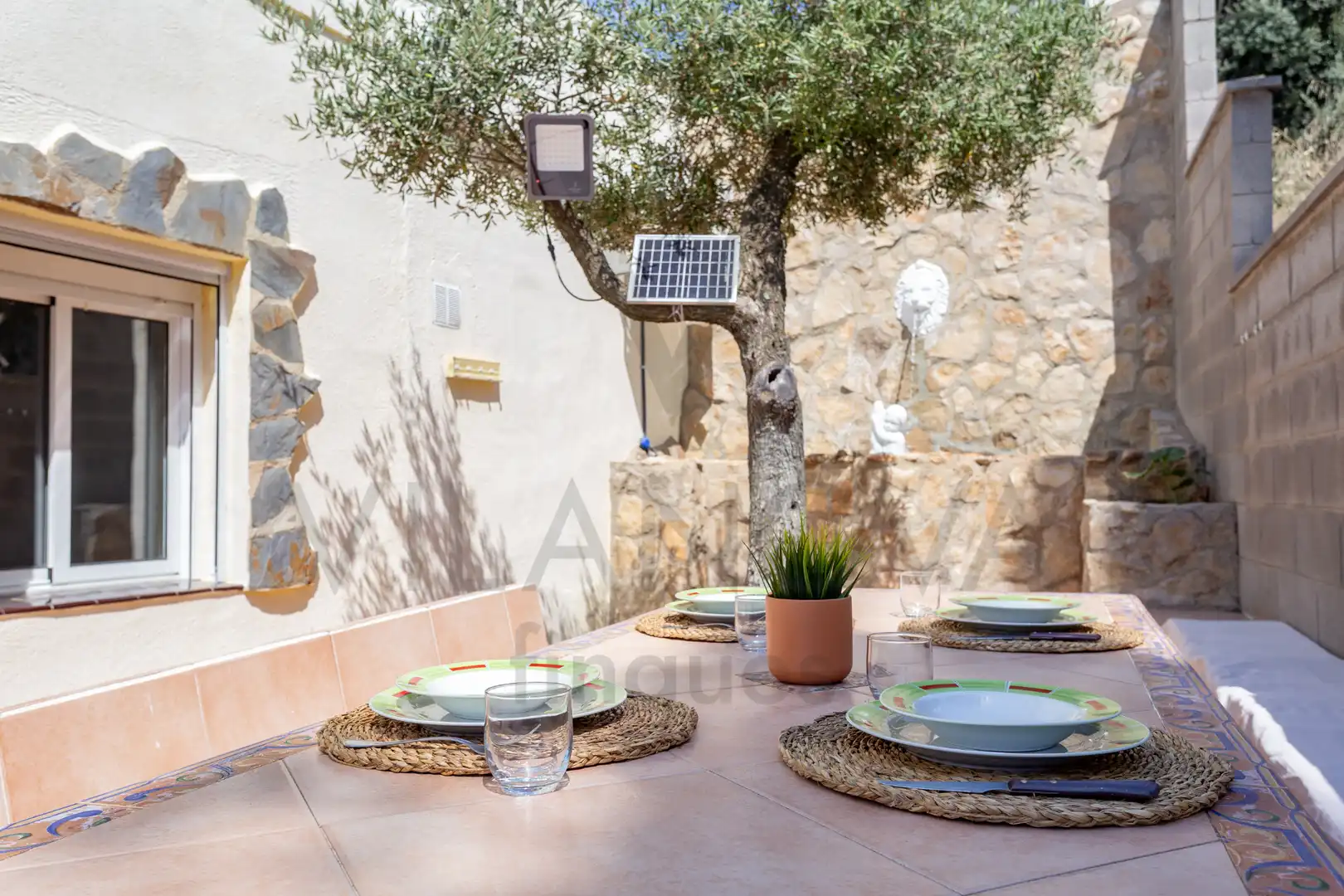 Terraza de Casa o chalet en venta en Cabra del Camp con Aire acondicionado, Calefacción y Jardín privado