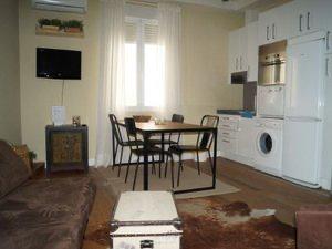 Living room of Study to rent in  Madrid Capital  with Air Conditioner, Heating and Furnished