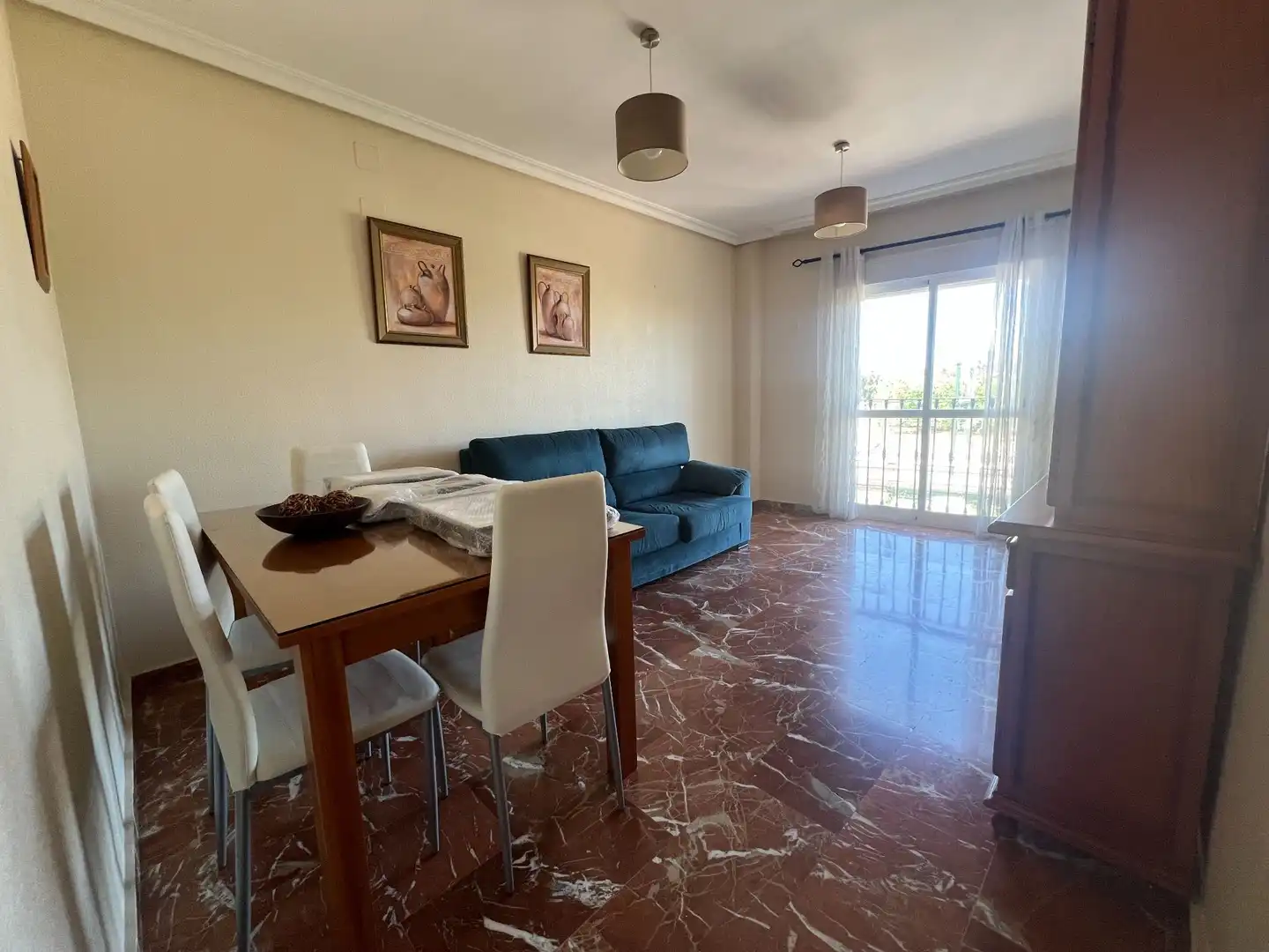 Sala de estar de Apartamento de alquiler en Badajoz con Amueblado