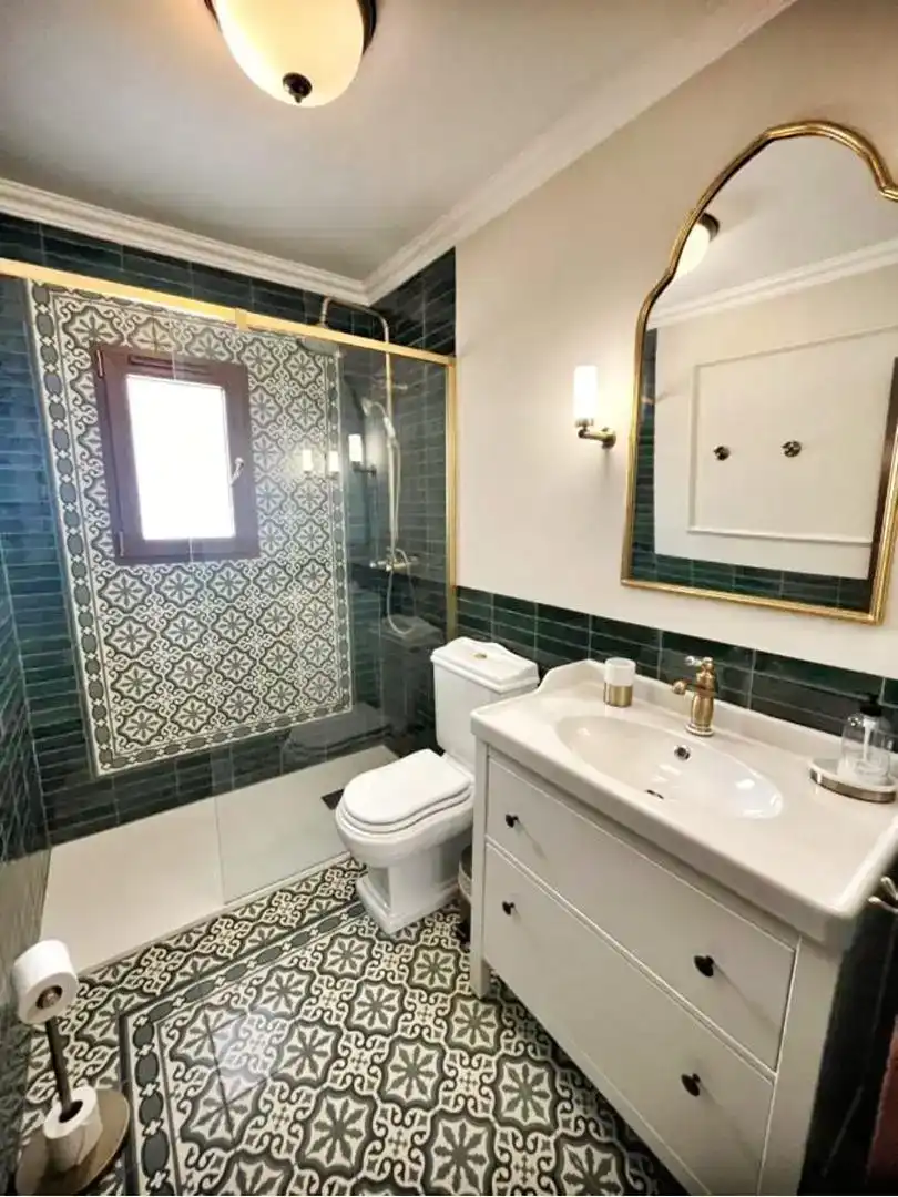 Bany de Apartament en venda en Vera amb Aire condicionat, Jardí privat i Parquet