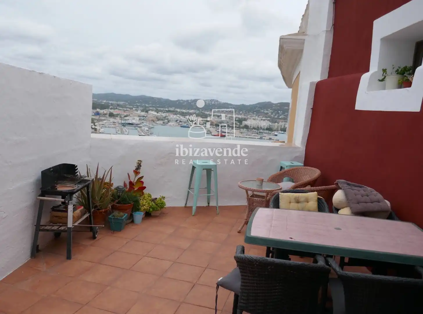 Balcony of Houses for sale in Eivissa  with Furnished