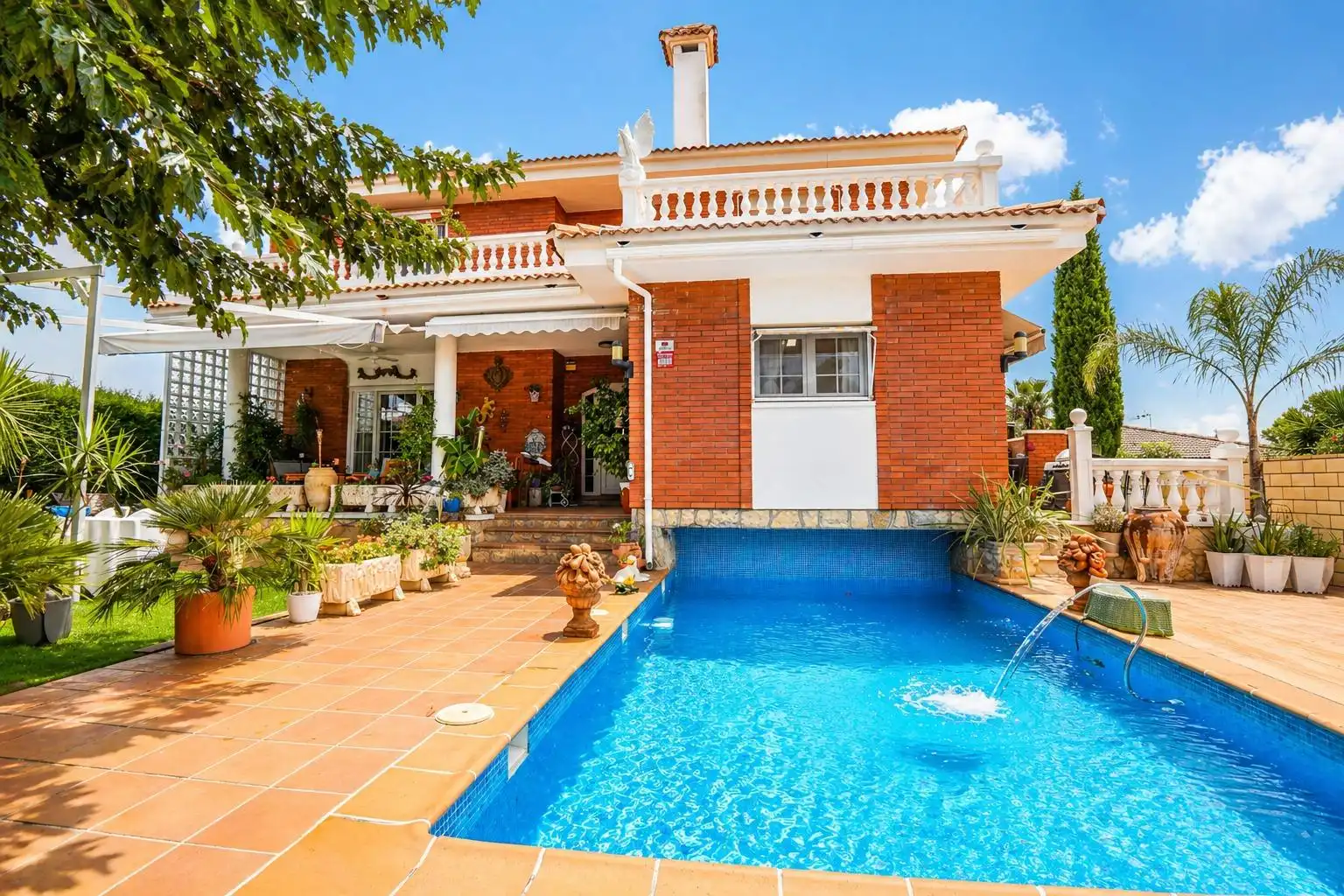 Piscina de Casa o chalet en venta en Mont-roig del Camp con Aire acondicionado, Jardín privado y Terraza