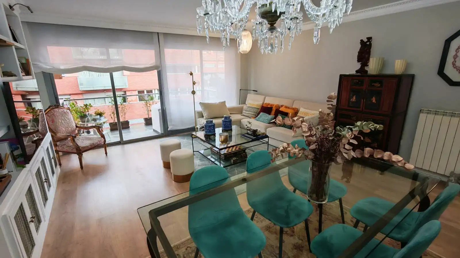 Living room of Flat for sale in Guadalajara  with Air Conditioner, Heating and Terrace