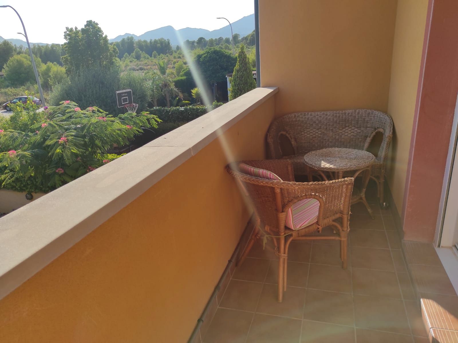 Terrassa de Apartament de lloguer en Mont-roig del Camp amb Terrassa, Moblat i Piscina comunitària