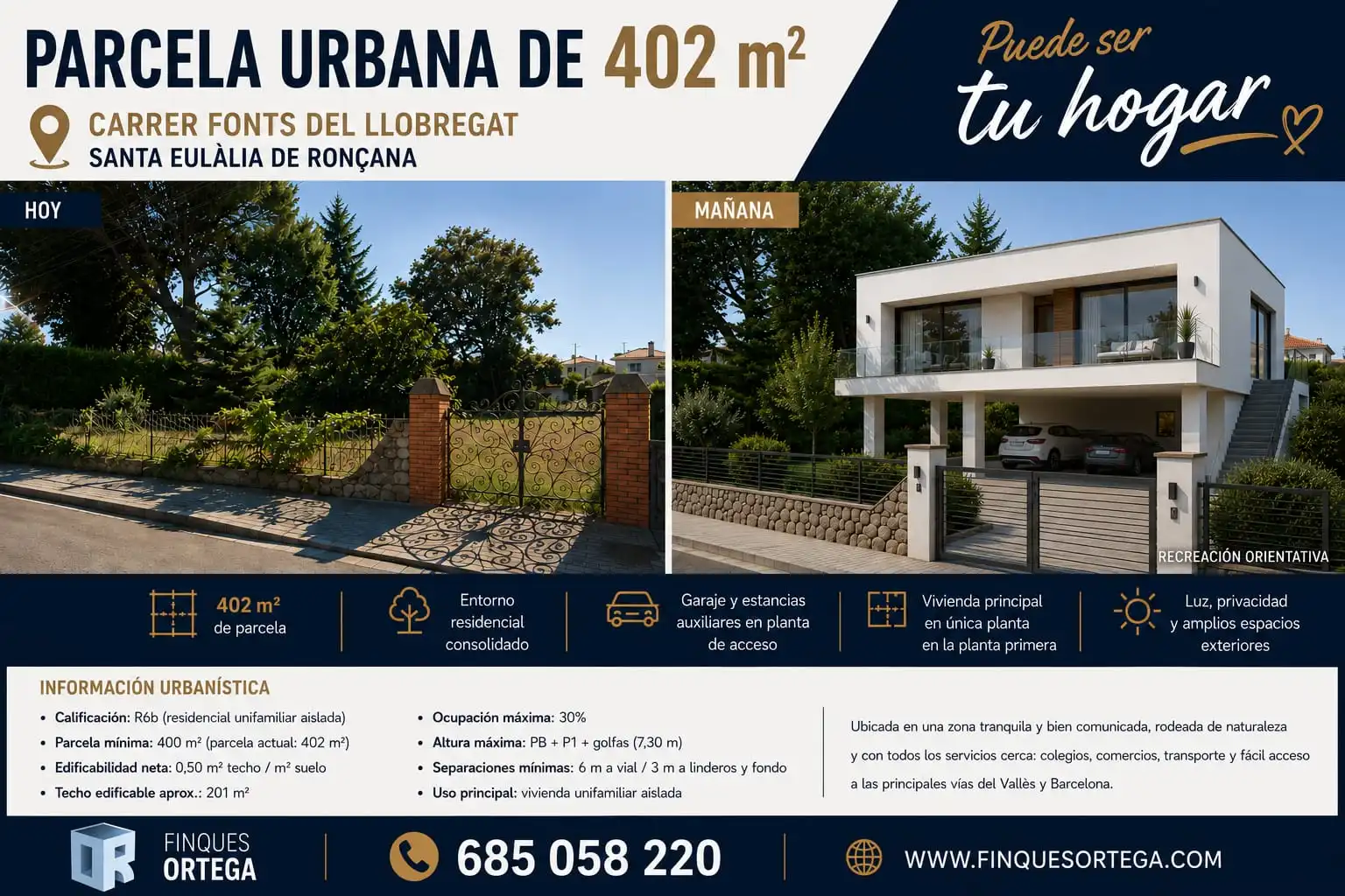 Terreno residencial en venta en Font del Llobregat, imagen 6