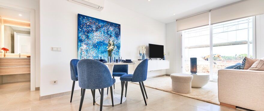 Menjador de Apartament en venda en Santanyí amb Aire condicionat, Jardí privat i Terrassa