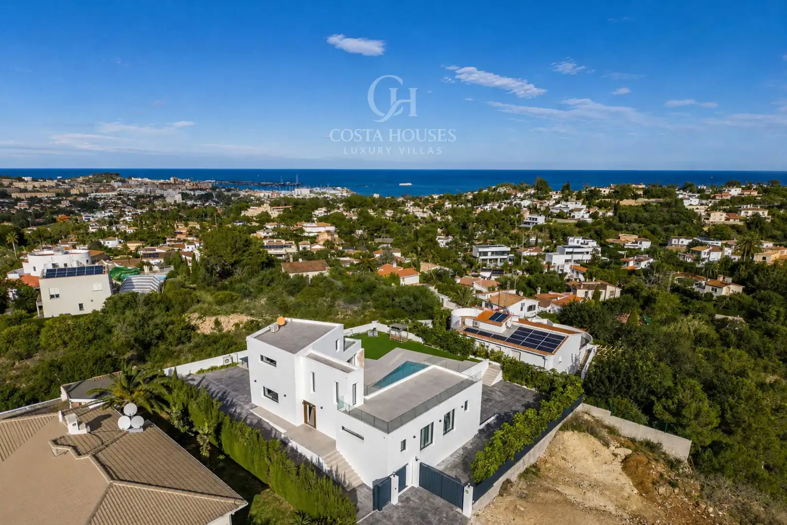 Exterior view of Houses for sale in Dénia  with Air Conditioner, Heating and Private garden