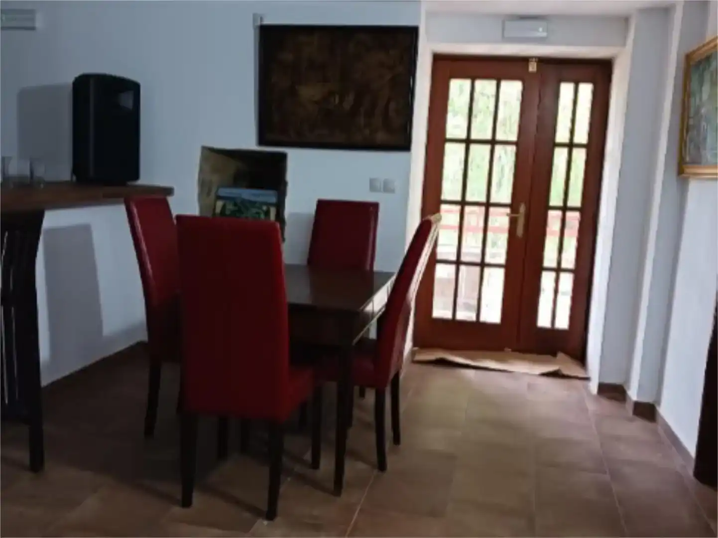 Esszimmer von Country house zur Miete in Vilalba mit Klimaanlage, Privatgarten und Möbliert