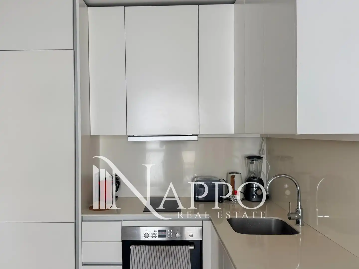 Küche von Wohnung zur Miete in  Palma de Mallorca mit Klimaanlage, Terrasse und Möbliert