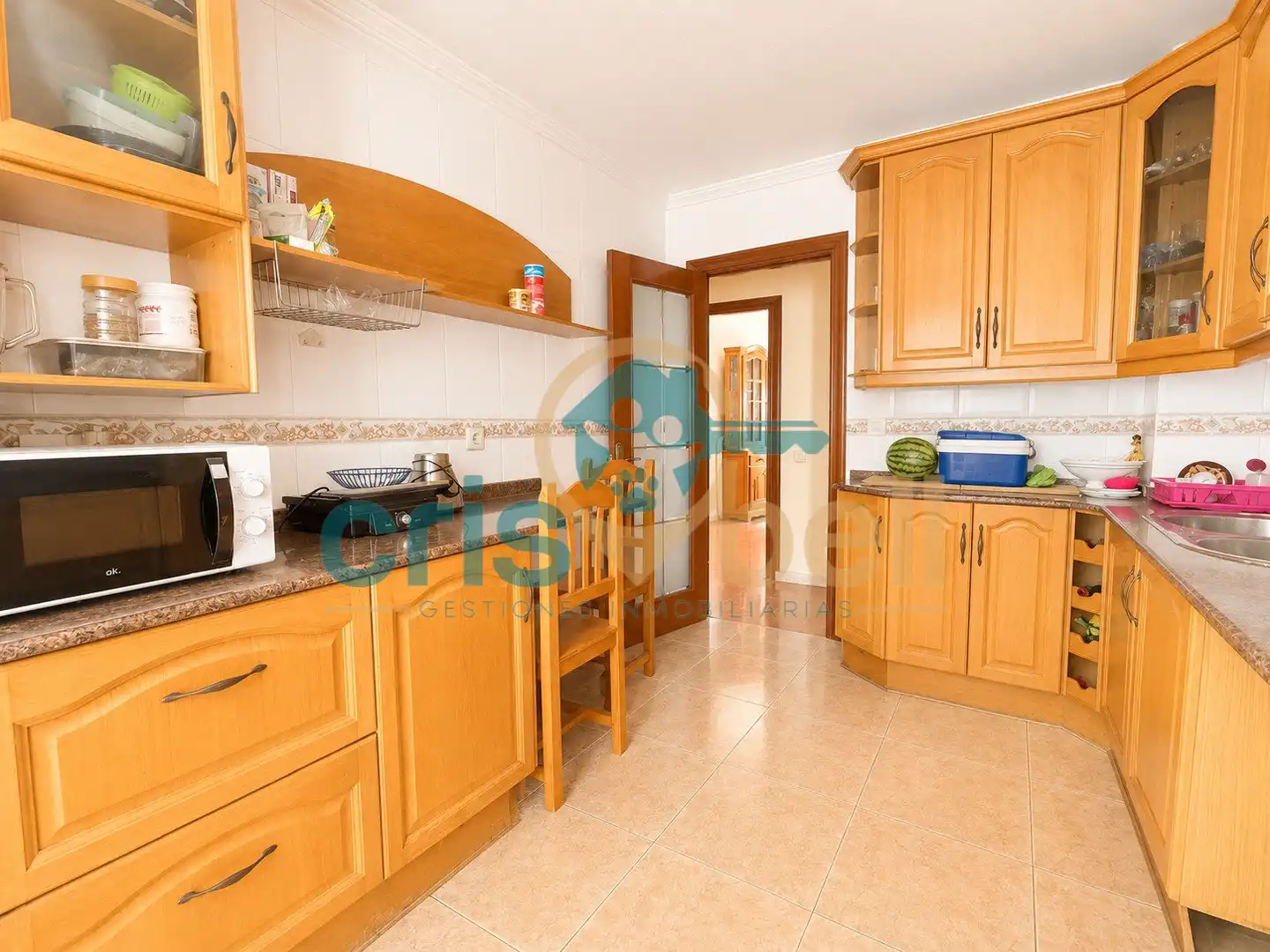 Cocina de Piso en venta en Lorca con Calefacción, Trastero y Amueblado