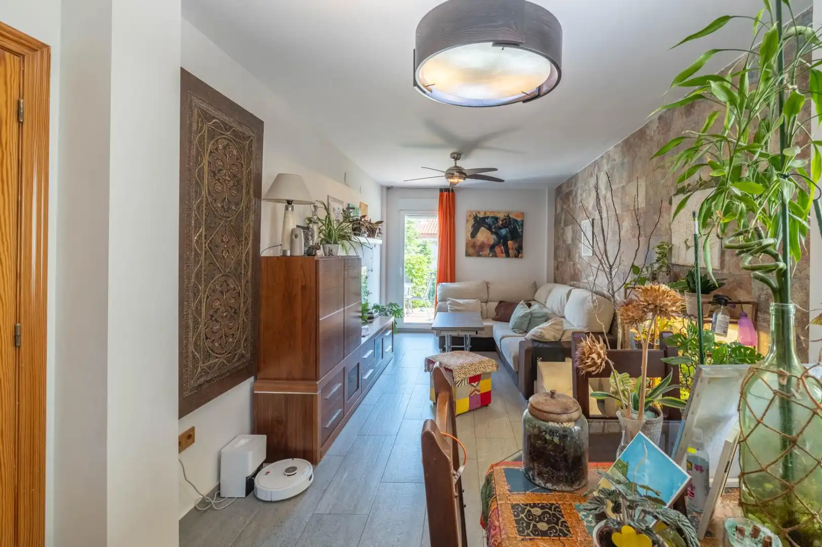 Sala d'estar de Casa adosada en venda en Villa de Otura amb Aire condicionat, Calefacció i Balcó