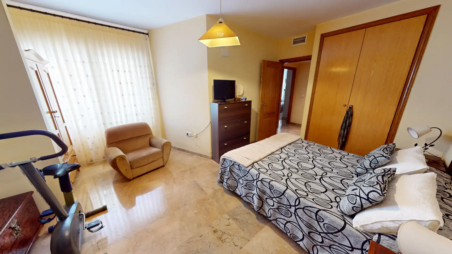 Bedroom of Flat for sale in El Campello  with Air Conditioner, Storage room and Furnished