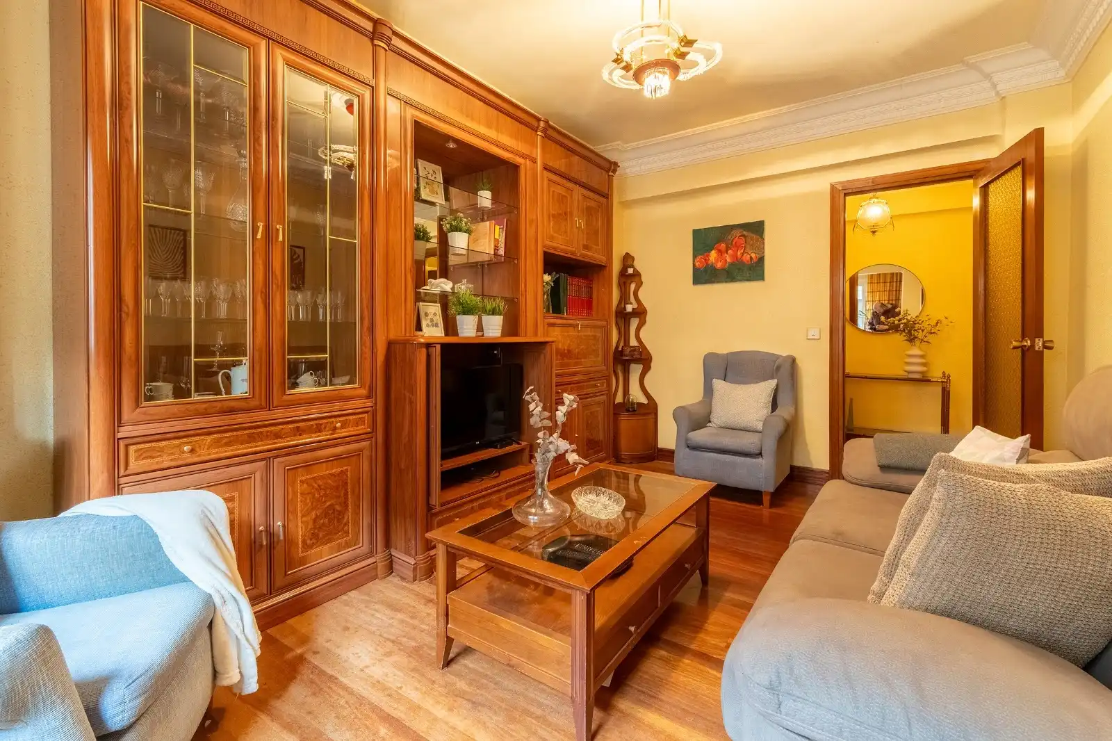 Sala de estar de Piso en venta en Errenteria con Amueblado