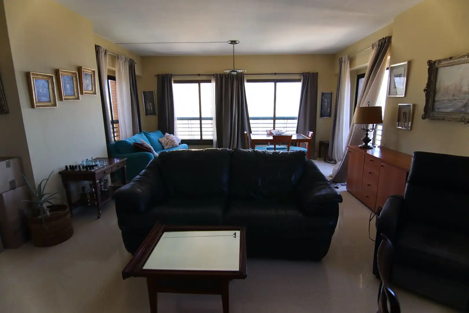 Sala de estar de Piso en venta en Benidorm con Aire acondicionado, Terraza y Amueblado