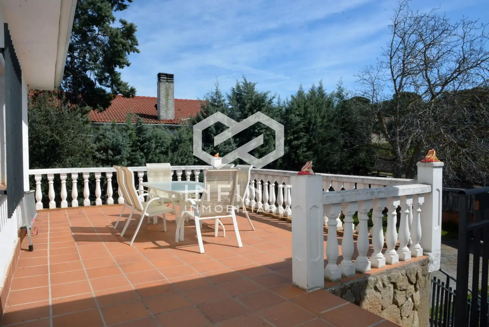 Terraza de Casa o chalet en venta en Valdeaveruelo con Calefacción, Jardín privado y Terraza