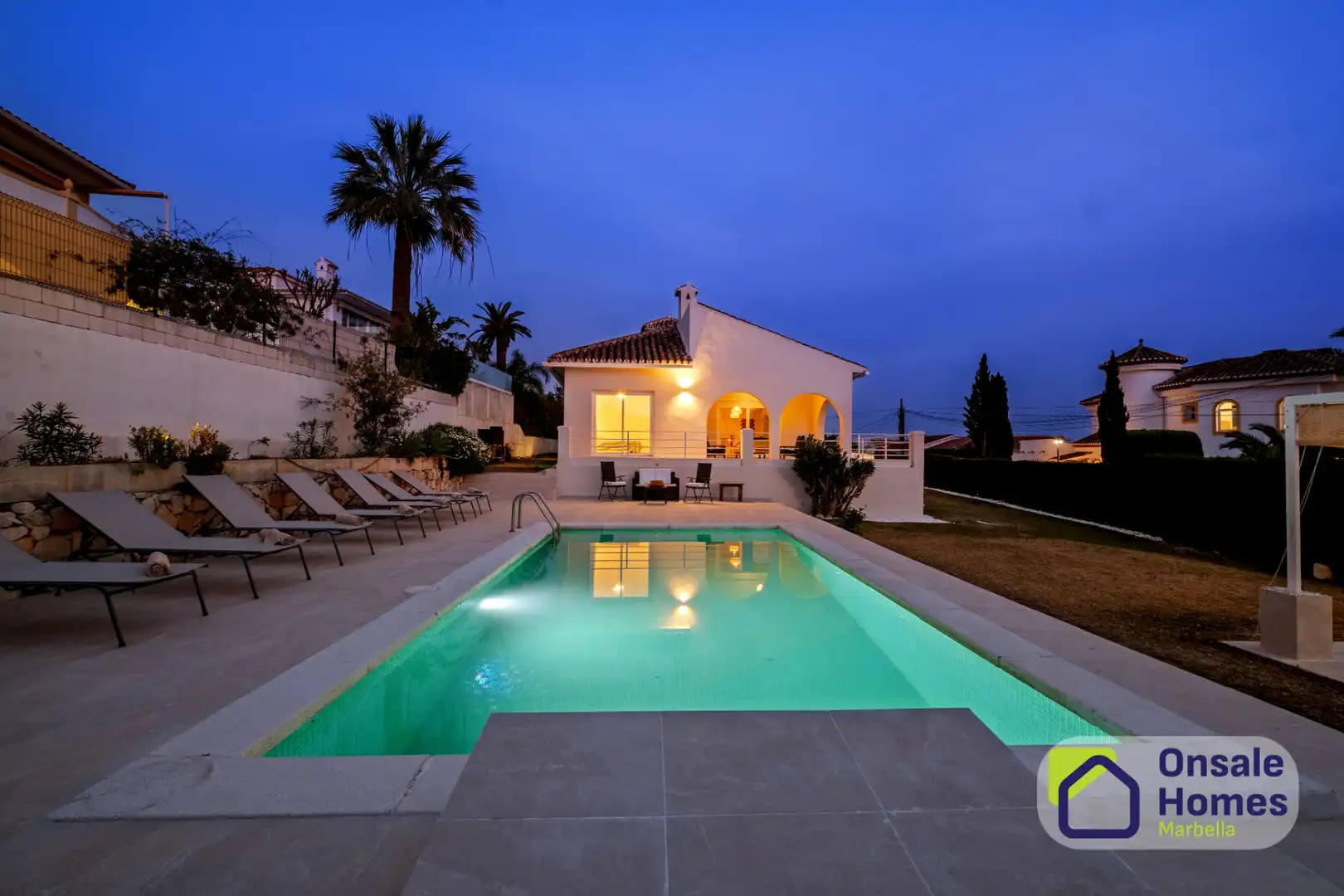 Exterior view of Houses for sale in Marbella  with Air Conditioner, Private garden and Terrace