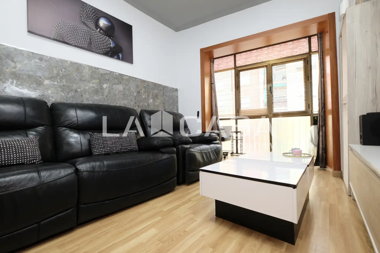 Sala de estar de Piso en venta en Barcelona con Balcón