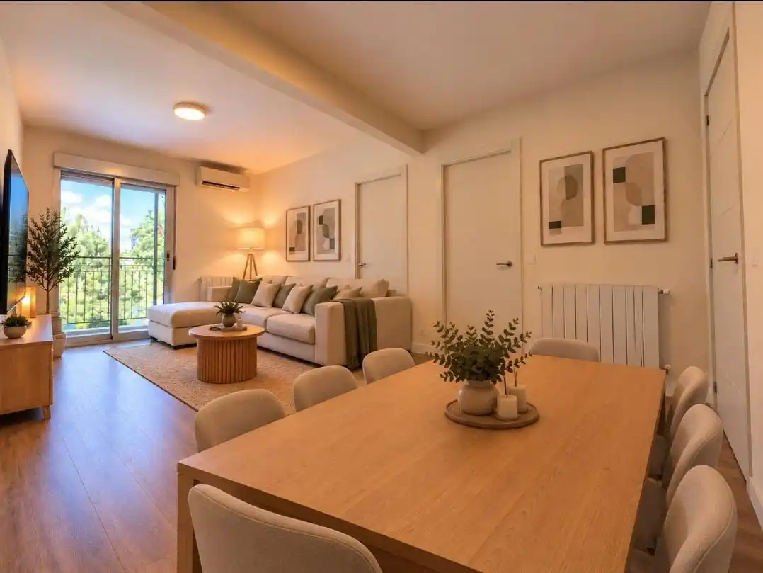 Sala d'estar de Pis en venda en Leganés amb Aire condicionat, Terrassa i Balcó